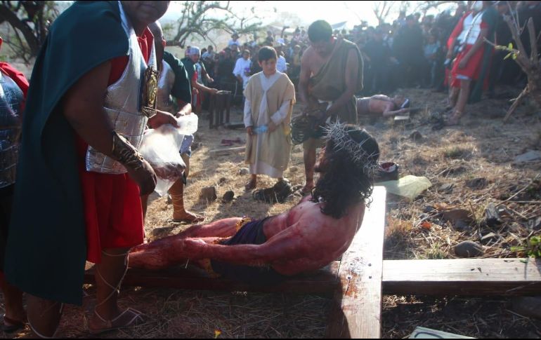 Detallan que los cerca de 200 actores que participan en la Judea se preparan con tres meses de anticipación. EL INFORMADOR/E. Barrera