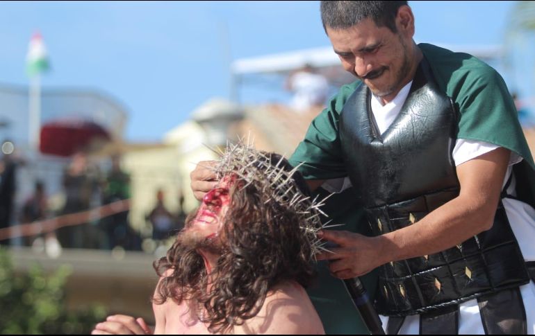 Detallan que los cerca de 200 actores que participan en la Judea se preparan con tres meses de anticipación. EL INFORMADOR/E. Barrera