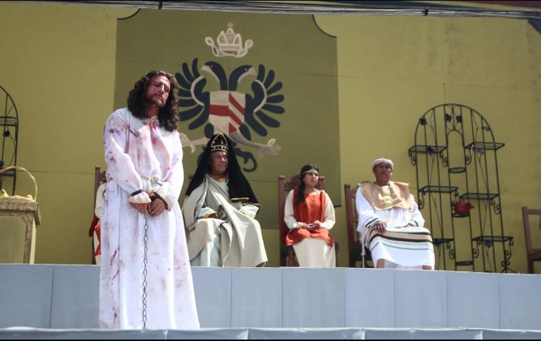 Detallan que los cerca de 200 actores que participan en la Judea se preparan con tres meses de anticipación. EL INFORMADOR/E. Barrera