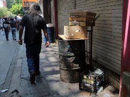 En algunas calles del Centro Histórico de Guadalajara se pueden observar escenarios como el de la foto. EL INFORMADOR/E. Barrera