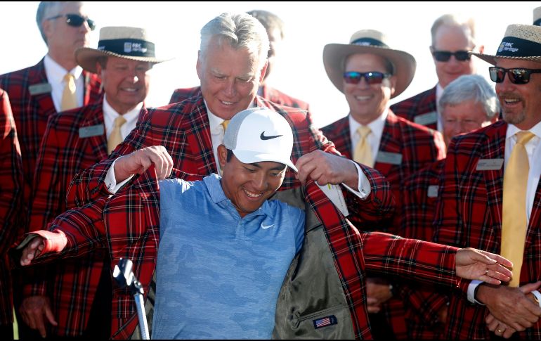 Pan terminó con una ronda casi perfecta de 67 golpes. AP/M. Smith