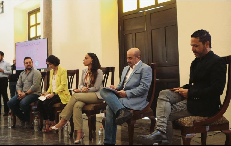 Autoridades de la Secretaría de Cultura Jalisco y del Ayuntamiento de Guadalajara ofrecen detalles de ¡Baile Usted! EL INFORMADOR / G. Gallo