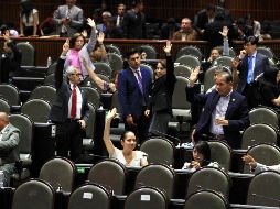 Aspecto de la sesión ordinaria de este martes en la Cámara baja, cuyo periodo ordinario concluye el 30 de abril. NTX/J. Lira