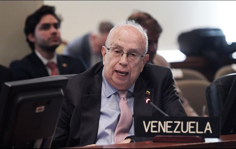 Gustavo Tarre anunció el “regreso” de su país al sistema interamericano. EFE/L. Nolly