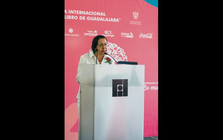 Carmen Villoro,  Fue la primera lectora. CORTESÍA / FIL GUADALAJARA