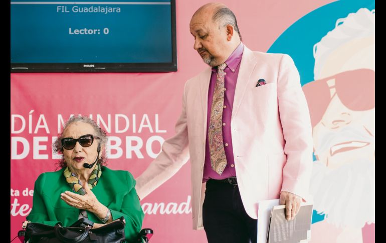 Socorro Gordillo y Alejandro del Paso. CORTESÍA / FIL GUADALAJARA