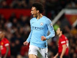 Con el gol de Leroy Sané el City llega a 157 goles en todas las competiciones y rompe el récord inglés que ellos mismos impusieron en el 2013-14. EFE/N. Roddis