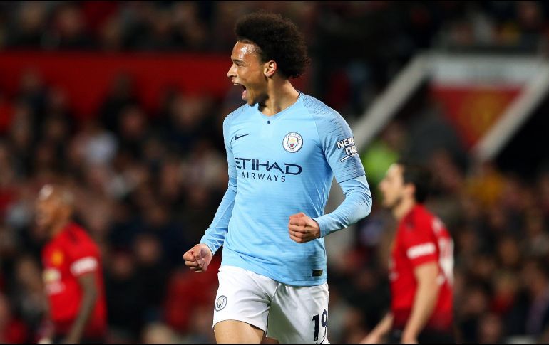 Con el gol de Leroy Sané el City llega a 157 goles en todas las competiciones y rompe el récord inglés que ellos mismos impusieron en el 2013-14. EFE/N. Roddis