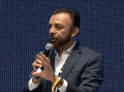 El funcionario estatal participó en Jalisco Talent Land para presentar los objetivos económicos y tecnológicos de Jalisco y Guadalajara para el año 2030. ESPECIAL / Gobierno de Jalisco