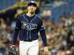Blake Snell. El lanzador estelar de los Rays cargó con su segunda derrota de la temporada. AFP/J. Aguilar