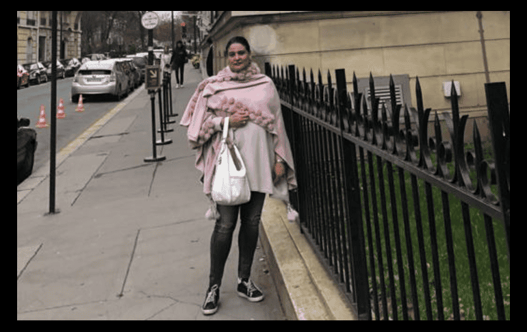 Magui Escoto en París, Francia.