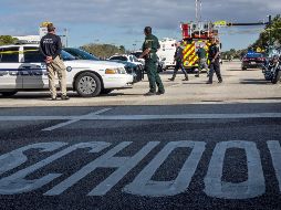 El 14 de febrero de 2018, Nikolas Cruz abrió fuego en la escuela Marjory Stoneman Douglas en Parkland, al norte de Miami; está acusado de 17 cargos de homicidio. EFE / ARCHIVO