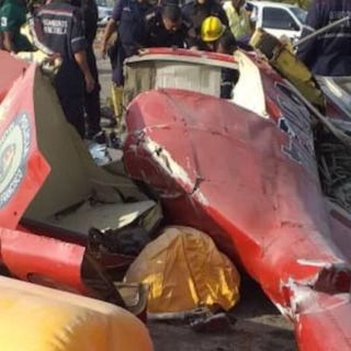 Mueren dos personas al caer helicóptero en Venezuela