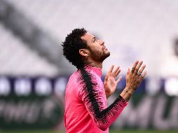 Tras la vuelta de los octavos de final ante el ManU, el atacante, que no jugó ese día, mostró su enfado en redes contra los silbantes por el penal concedido al rival tras consultar el VAR. AFP / A. C. Poujoulat