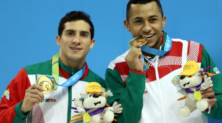 Ambos jovenes sobresalieron por su desempeño en trampolín de tres metros sincronizado. EL INFORMADOR / ARCHIVO