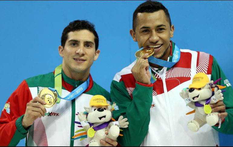 Ambos jovenes sobresalieron por su desempeño en trampolín de tres metros sincronizado. EL INFORMADOR / ARCHIVO