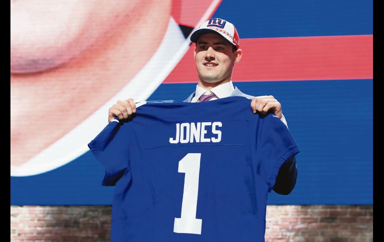 La elección de Daniel Jones por los Giants no cayó del todo bien. AFP / A. Lyons
