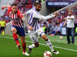 Los colchoneros mantuvieron la ventaja en gran parte gracias al trabajo del portero Jan Oblak y de una polémica decisión del árbitro, quien no concedió un penal al rival. AFP / G. Bouys