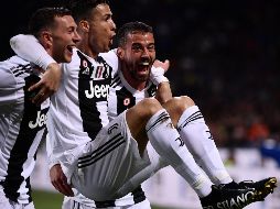 Cristiano Ronaldo surgió en el ataque para darle a Juventus la ansiada igualada. AFP/M. Bertorello