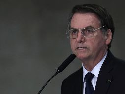 El Presidente Bolsonaro crítico que se le diera la oportunidad de expresarse al exmandatario. AP