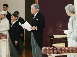 Akihito deja su cargo por su avanzada edad y achaques de salud. EFE/Jiji Press