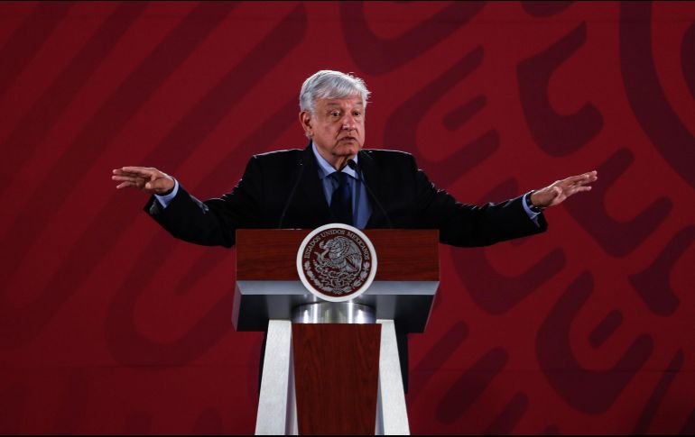 El Presidente Andrés Manuel López Obrador anuncia más medidas de austeridad en su gobierno. NTX / J. Espinosa