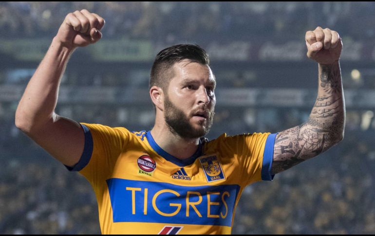 André-Pierre Gignac apenas registra seis anotaciones en lo que va del semestre. MEXSPORT/ARCHIVO