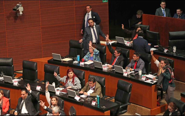 El dictamen se avaló en lo general, pero en lo particular no logró mayoría calificada. SUN / V. Rosas