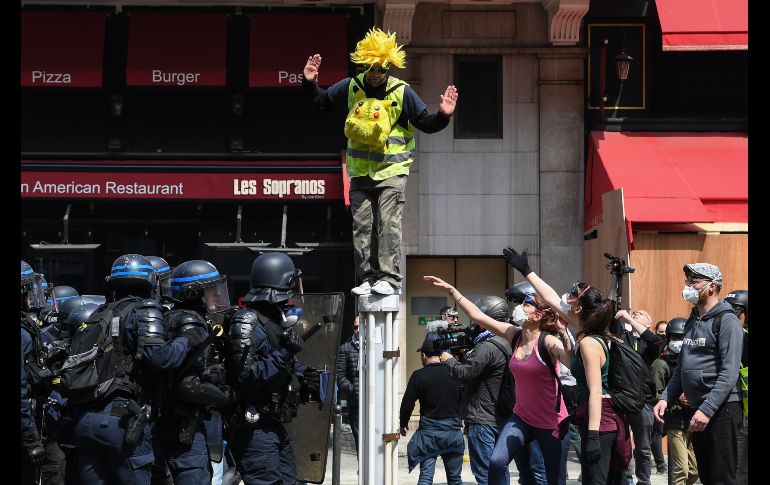 Un integrante de los 