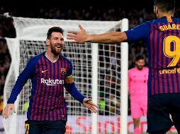 Messi anota al minuto 75 y después al 82. AFP/L. Gene