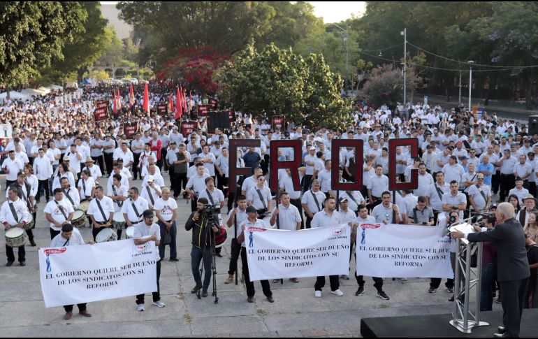 Los trabajadores recordaron los logros de los movimientos obreros. ESPECIAL