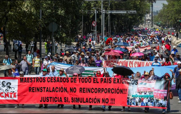 El líder sindical dijo que el nuevo reto de la coordinadora es que se enfrenta a un gobierno que, a diferencia de los anteriores, tiene un gran respaldo y popularidad. SUN / D. Sánchez