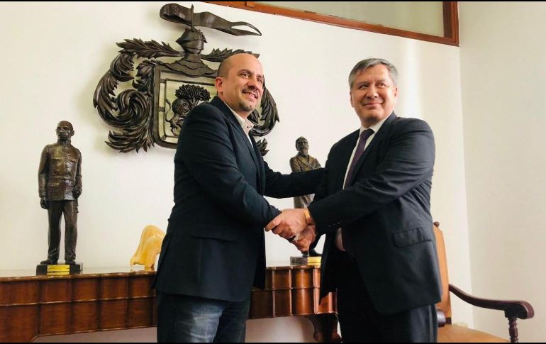 Del Toro explicó que el nombramiento responde a la necesidad de lograr una coordinación efectiva con la Guardia Nacional. ESPECIAL / Policía de Guadalajara