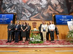 Directivos de la UdeG, rectores de centros universitarios, funcionarios de la administración general, la comunidad del CUCSH y su familia, recordaron al gran académico, investigador y traductor. ESPECIAL / comsoc.udg.mx