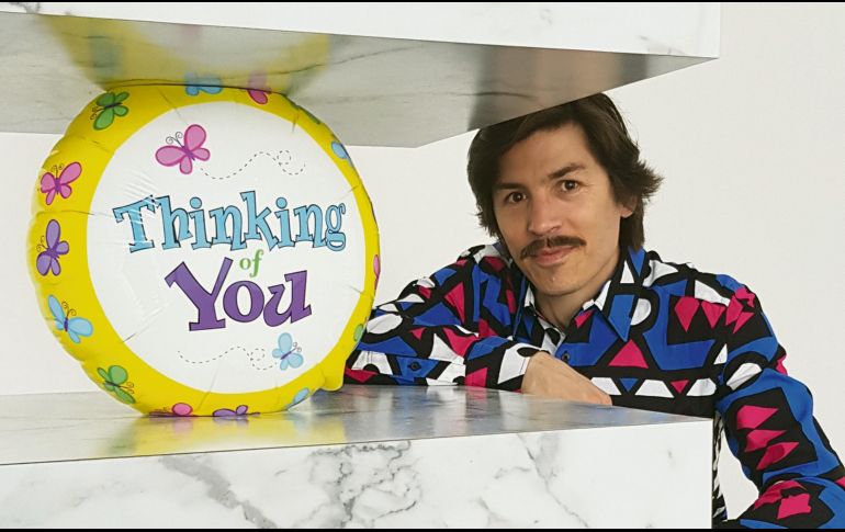 El artista llega con su primera exposición individual en México. EL INFORMADOR / A. Camacho.