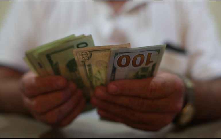 La remesa promedio fue de 316 dólares, superior a los 308 dólares que se registraron en el mismo periodo del año anterior. EL INFORMADOR/ ARCHIVO