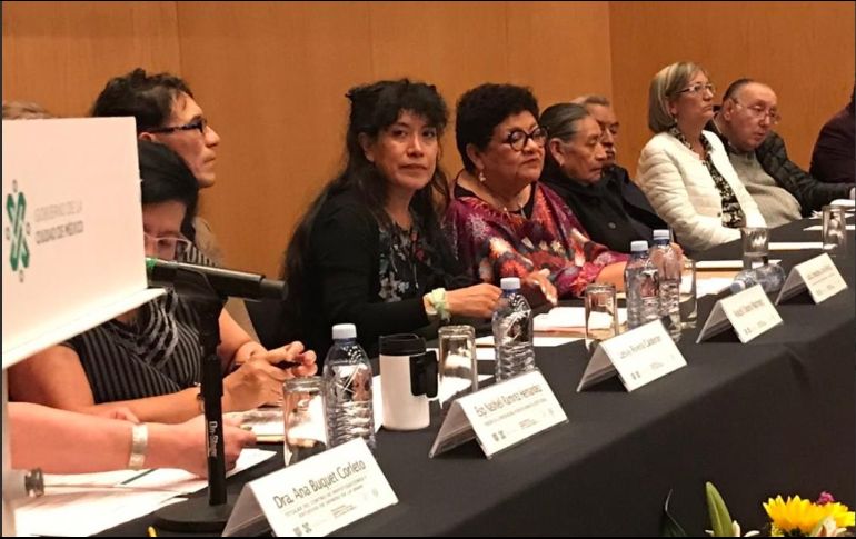 Ernestina Godoy encabezó el evento, realizado en el auditorio José Luis Sánchez Bribiesca, de la Torre de Ingeniería UNAM. TWITTER/ @ErnestinaGodoy_