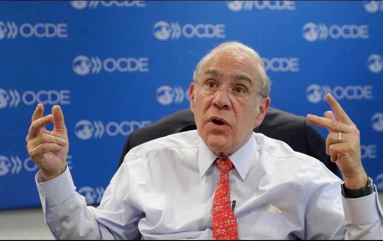 José Ángel Gurría considera que los resultados de las políticas del gobierno de López Obrador se verán poco a poco. SUN/I. Stephens