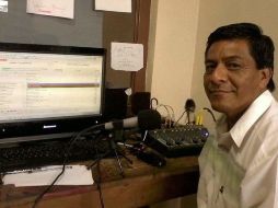 Telésforo Santiago fue fundador y director de la radio comunitaria 