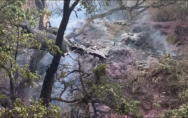 La avioneta afectada supuestamente pertenecía a la escuela de aviación Integral Nacional. ESPECIAL