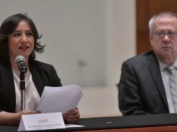 La secretaria de la Función Pública, Irma Eréndira Sandoval, presentó un memorándum con medidas de austeridad para las áreas de la Administración Pública Federal. NOTIMEX