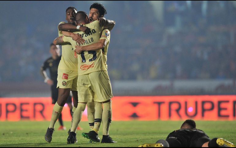 El América se encargó de darle la puntilla al Veracruz, que firma sólo ocho puntos en el año futbolístico, es decir desde el Apertura 2018. AFP/V. Cruz