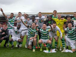 El conjunto de Neil Lennon ya conquistó la Copa de la Liga escocesa y se jugará el próximo 25 de mayo la Copa Escocesa contra el Hearts en Hampden Park. AP / J. Holmes
