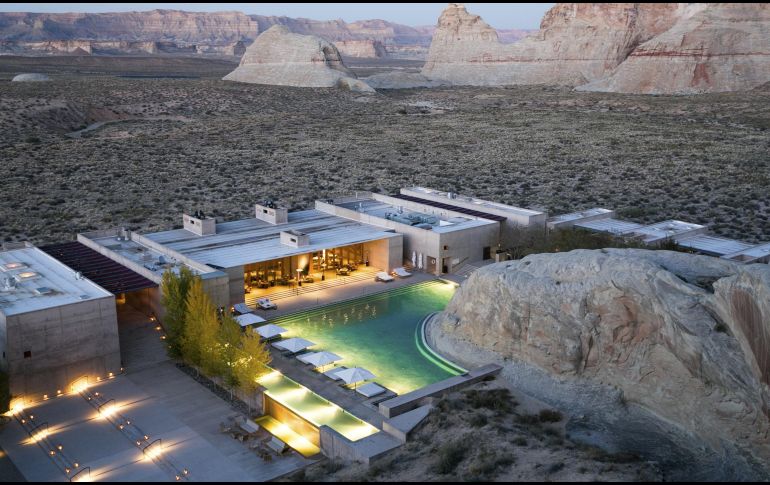 El diseño arquitectónico de este paraíso estuvo a cargo de tres arquitectos: Marwan Al-Sayed, Wendell Burnette y Rick Joy. CORTESÍA / HOTEL THE LIBRARY