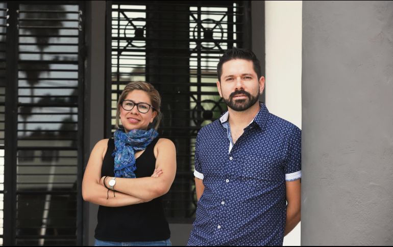 Al frente. Argelia Flores, coordinadora de Marketing y Vinculación de Sensorium y Hugo Mijangos, coordinador académico. EL INFORMADOR / F. Atilano