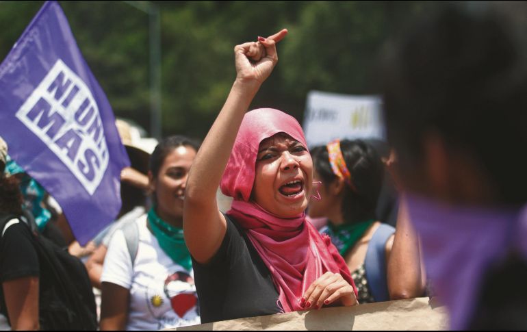 La muerte de Aideé, alumna de la UNAM, provocó manifestaciones en la Ciudad de México. EFE