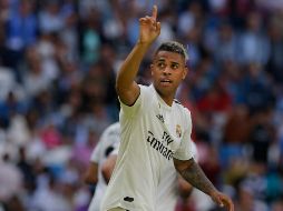Mariano anota el primer (2') y el tercer (49') gol del Real Madrid. AP/P. White