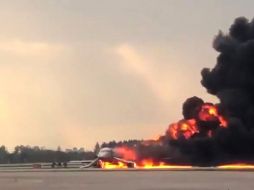 El avión retornó al aeropuerto de Sheremétivo, donde realizó un aterrizaje de emergencia. AFP/Mikhail Norenko