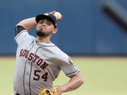 El lanzador mexicano señaló que lo más importante es que el equipo siga con buen paso en la Gran Carpa. EFE / M. Sierra
