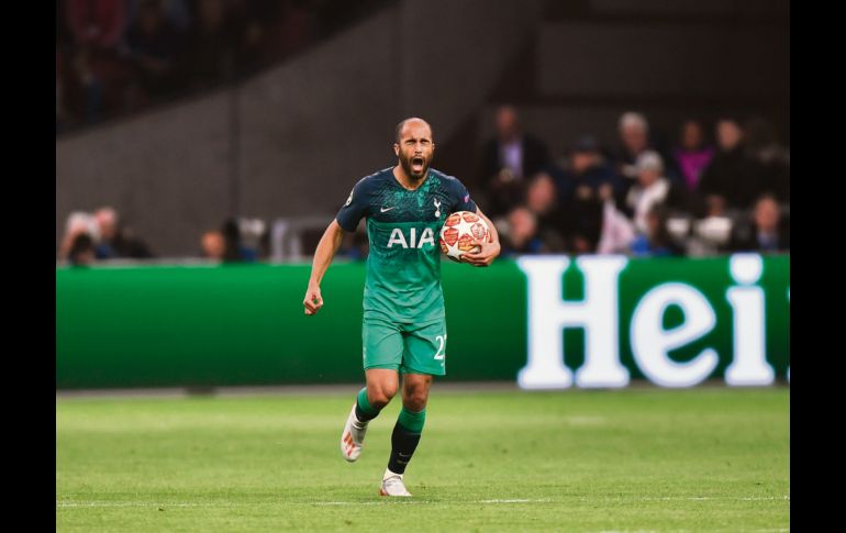 Con su doblete en cuatro minutos, Lucas Moura avivó las posibilidades de los Spurs. AP / M. Meissner